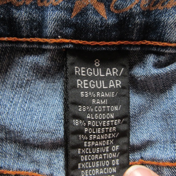 ARIZONA JEAN CO Gril's Jeans Size 8 REG - Picture 4 of 4